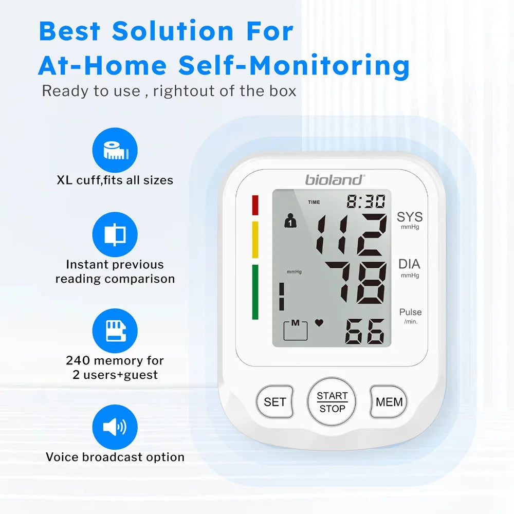 Bioland Blood Pressure Monitor Arm Automatic Digital Device