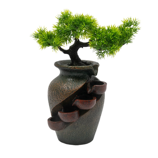 Mini Waterfall Tabletop Fountain Indoor Relaxation Feature