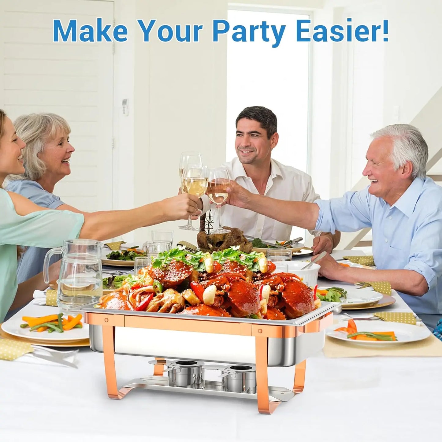 Hign-concerned Buffet Chafing Dishes Set Stainless Steel