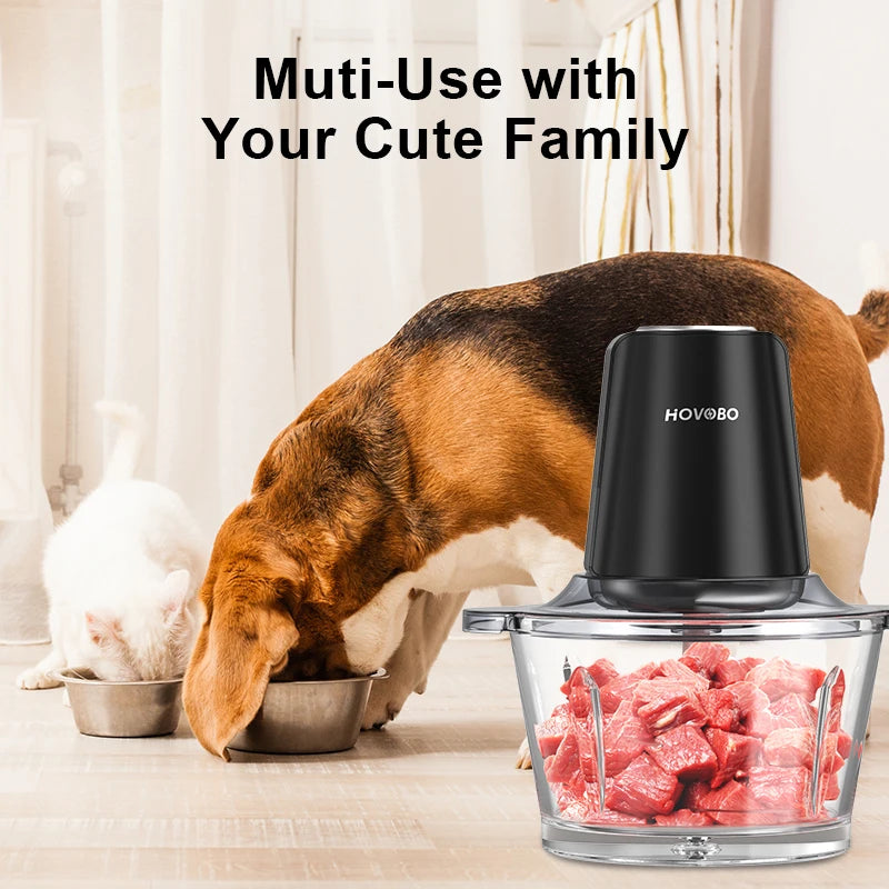 ZHIYU 500W Food Processor Electric Meat Grinder Chopper