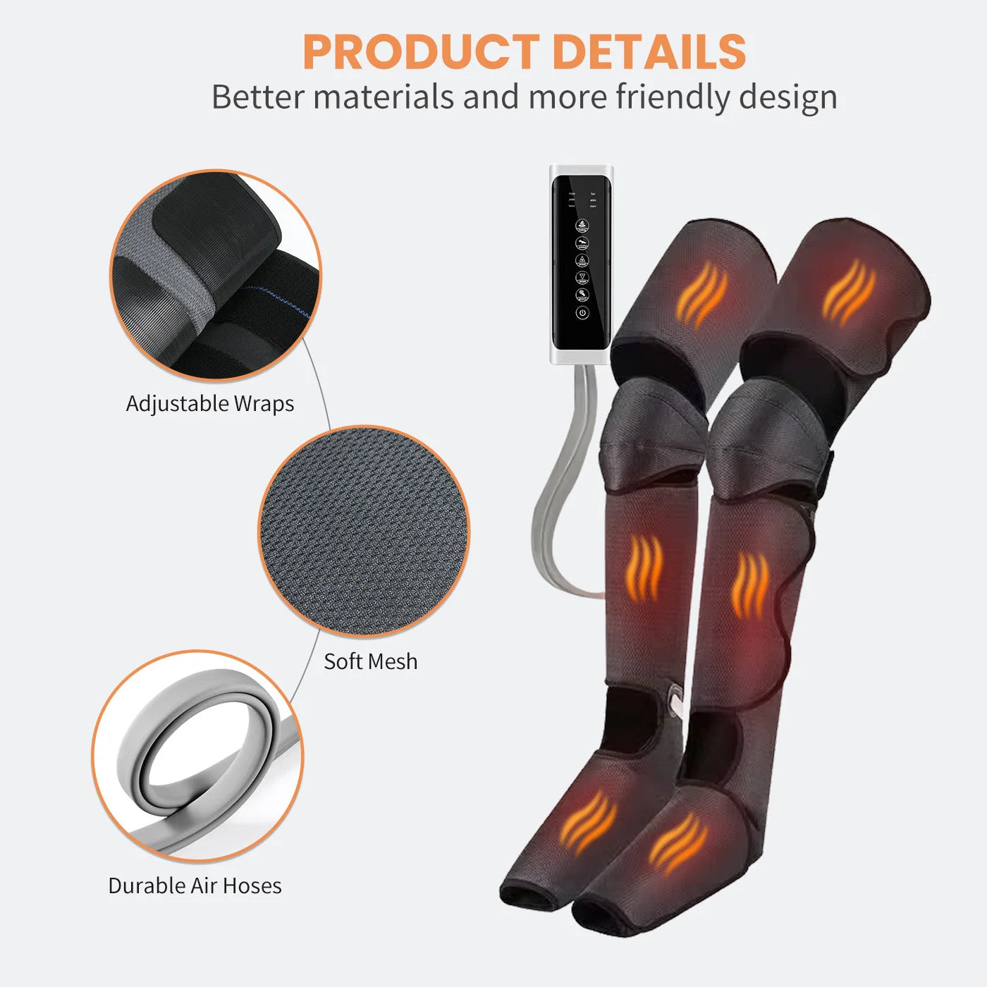 Leg Massager Machine Electric Foot Calf Massager Circulation