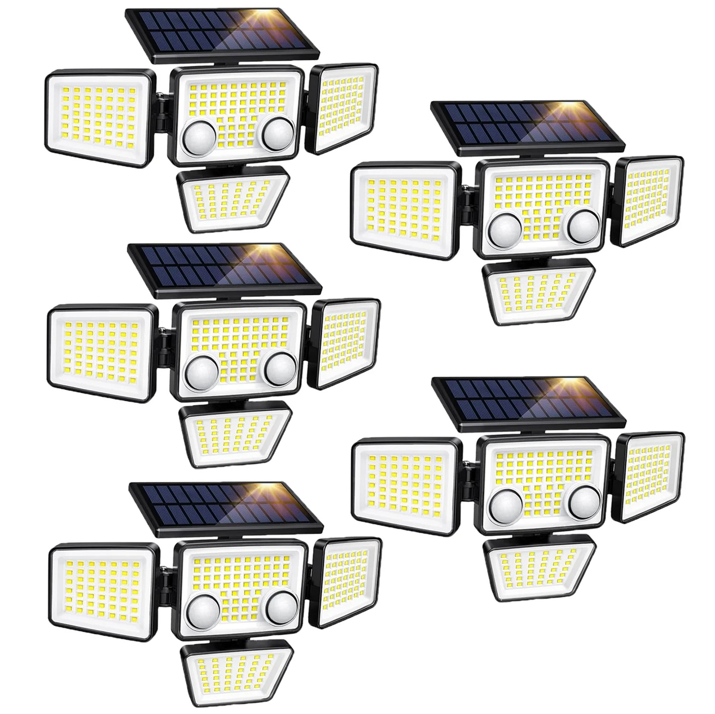 SZRSTH Solar Motion Sensor Outdoor Lights 3000LM FloodLight