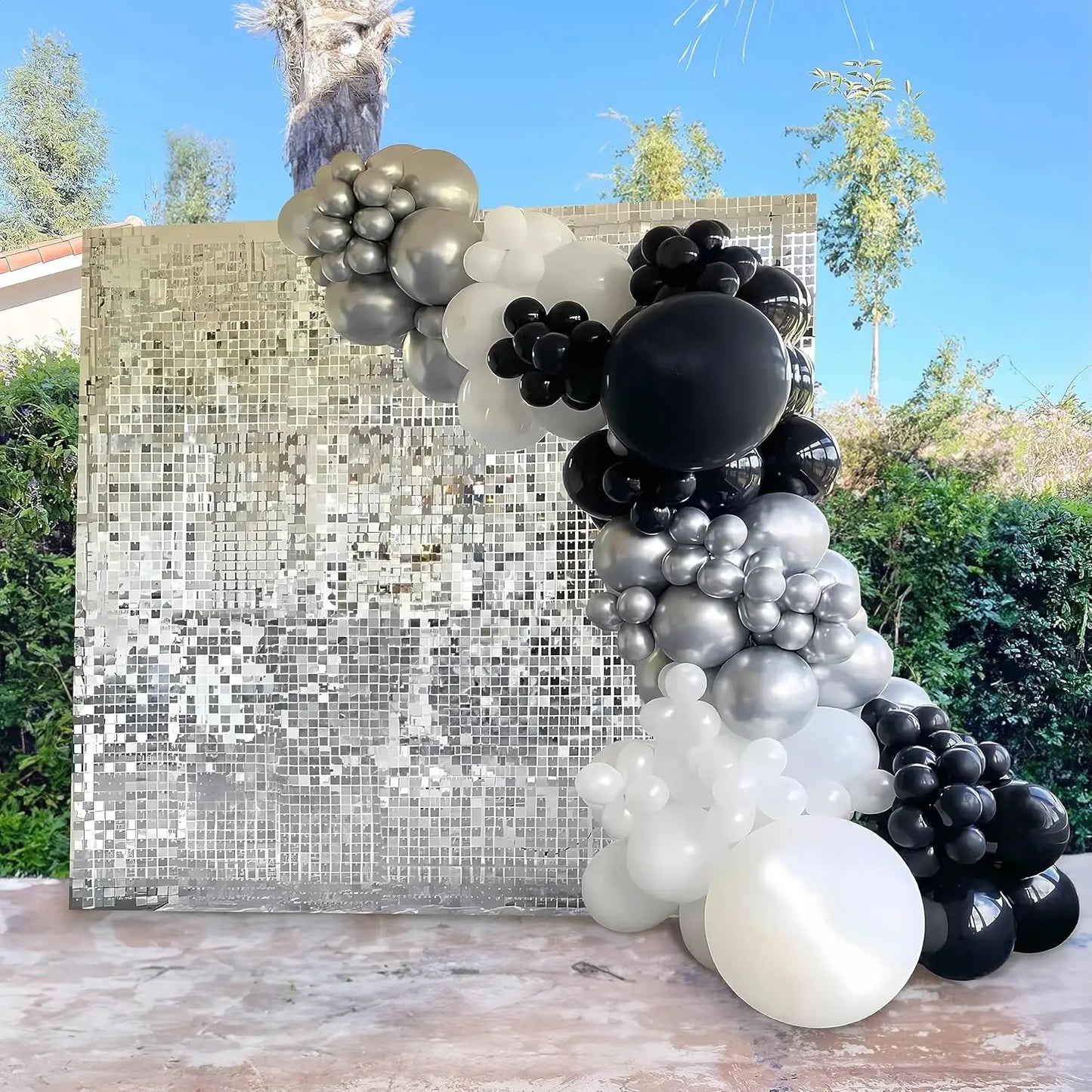 Zhejiang Glitter Wall Backdrop Panels 24 30 49 Pieces Decor