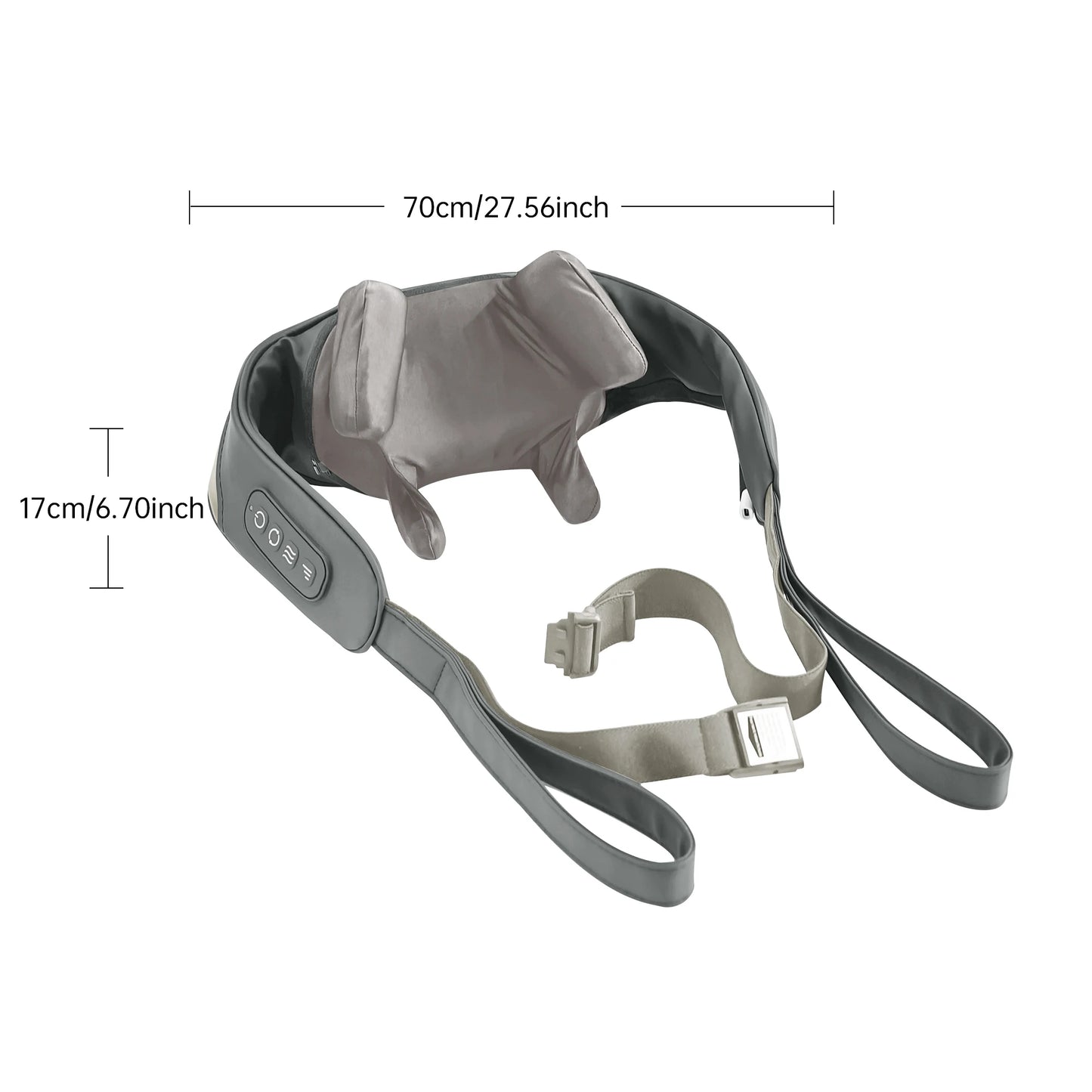 Heated Neck And Shoulder Massager Shawl With 6D Heads