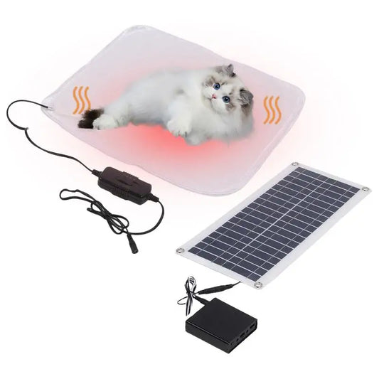 Liilaimic Solar Pet Heating Pad 100W Waterproof Warming Bed