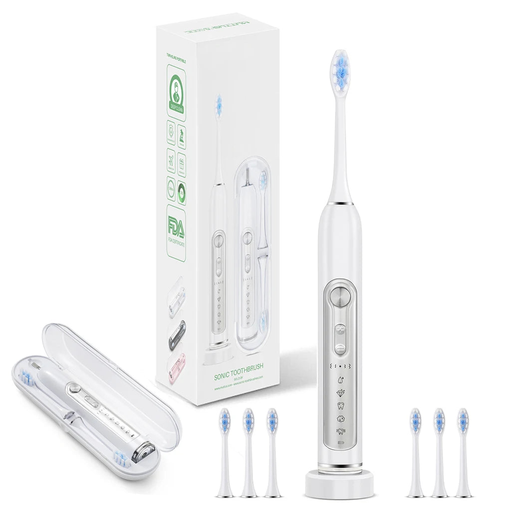 Subort S7 Super Sonic Electric Toothbrush IPX7 Waterproof ReplaceableHeads Advanced