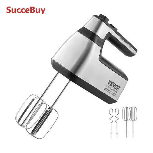 VEVOR Cordless Electric Hand Mixer 5 Gear For Whipping
