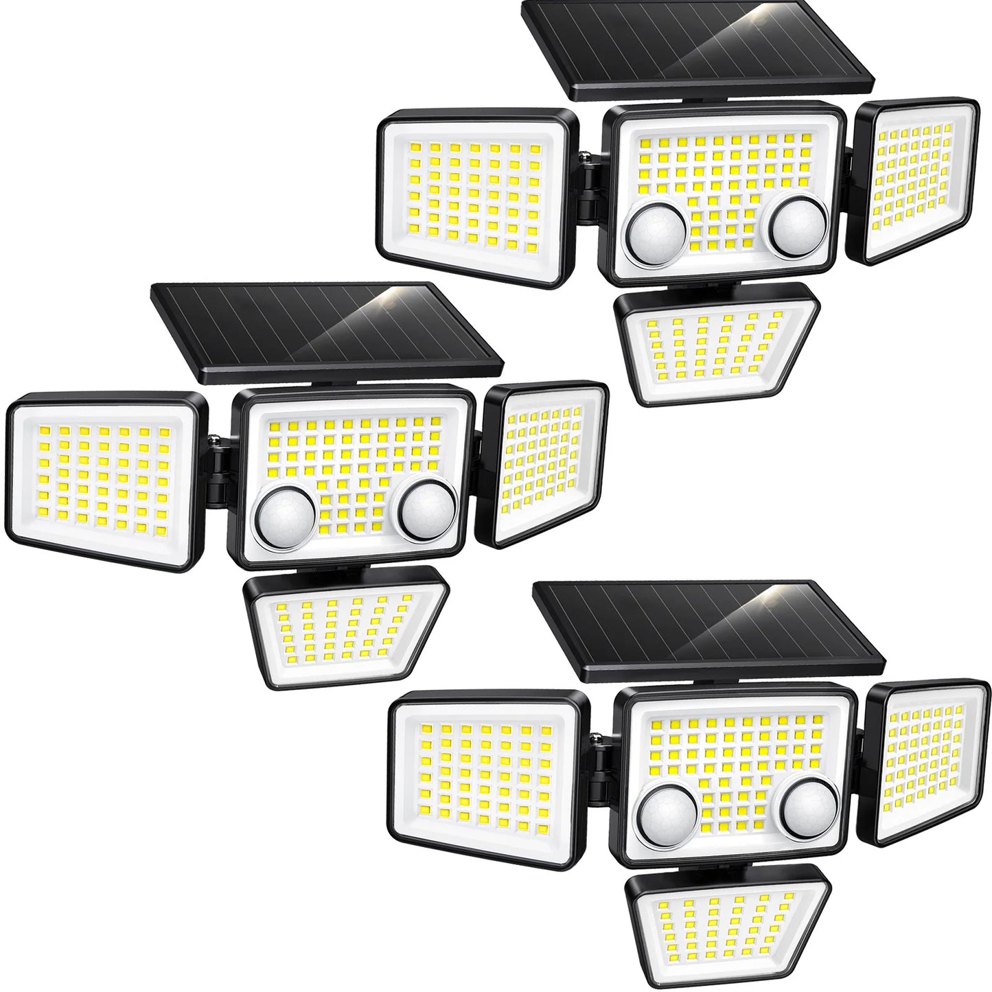 SZRSTH Solar Motion Sensor Outdoor Lights 3000LM FloodLight