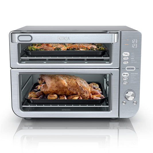 Ninja Air Fryer and Toaster Oven Dual Zone Cooking Pro