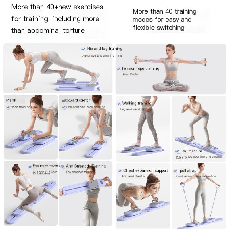 Multifunctional Split Pilates Balance Board for Total Body Fitness