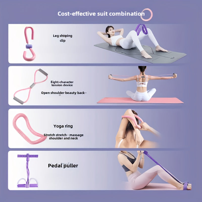 Home Fitness Equipment Set for Effective Workouts and Stretching