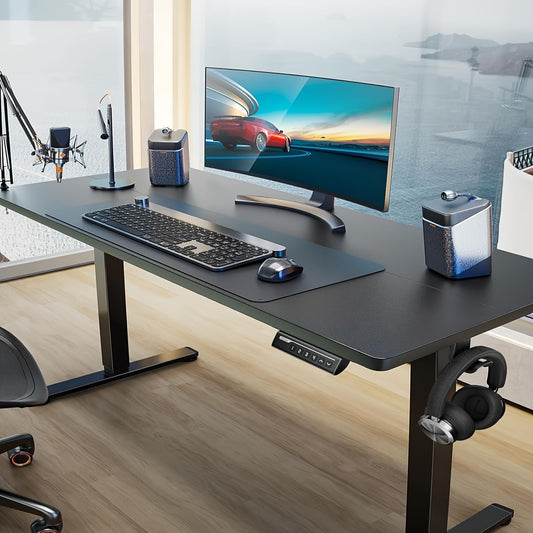 Ergonomic Adjustable Height Electric Lift Desk For Office