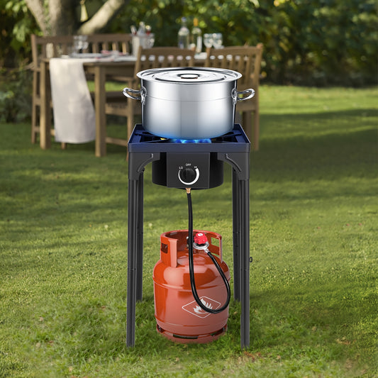 High-Power Outdoor Gas Cooker for Barbecues and Camping
